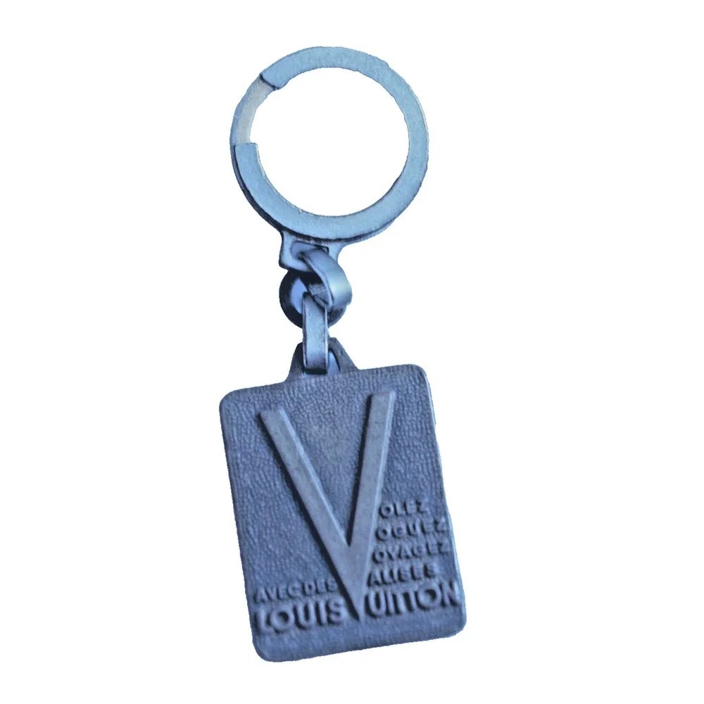 Louis Vuitton Malletier Depuis 1854 Brass LV Key Ring Bag Charm